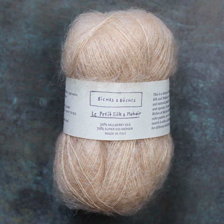 jedwab-moher-beżowy