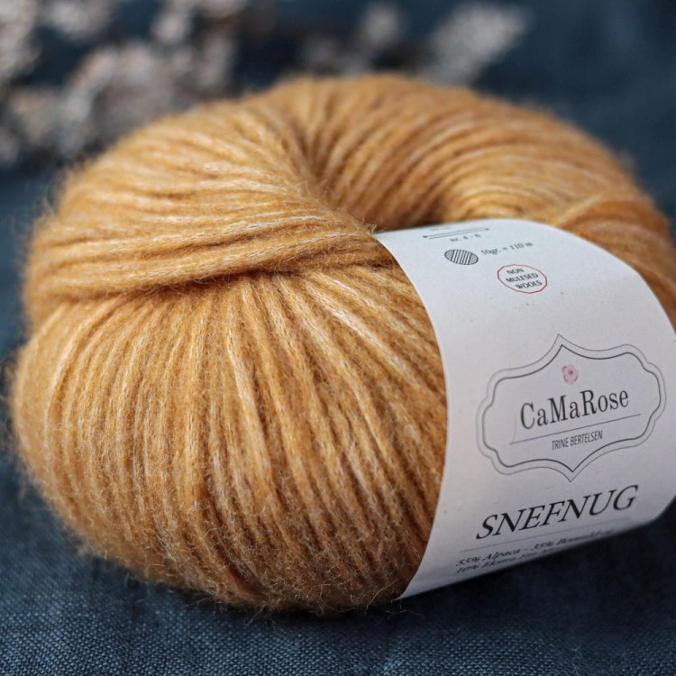 wloczka-alpaka-z-bawelna-snefnug-złota