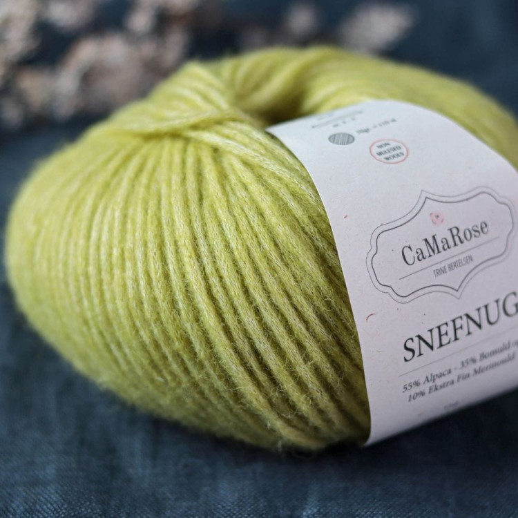 wełna-camarose-snefnug-limonka