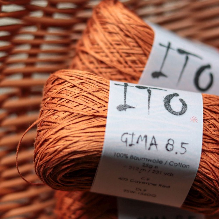 bawełna-ito-gima-cayenne red