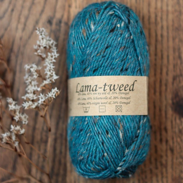 welna-turkusowy-blekit-lamatweed