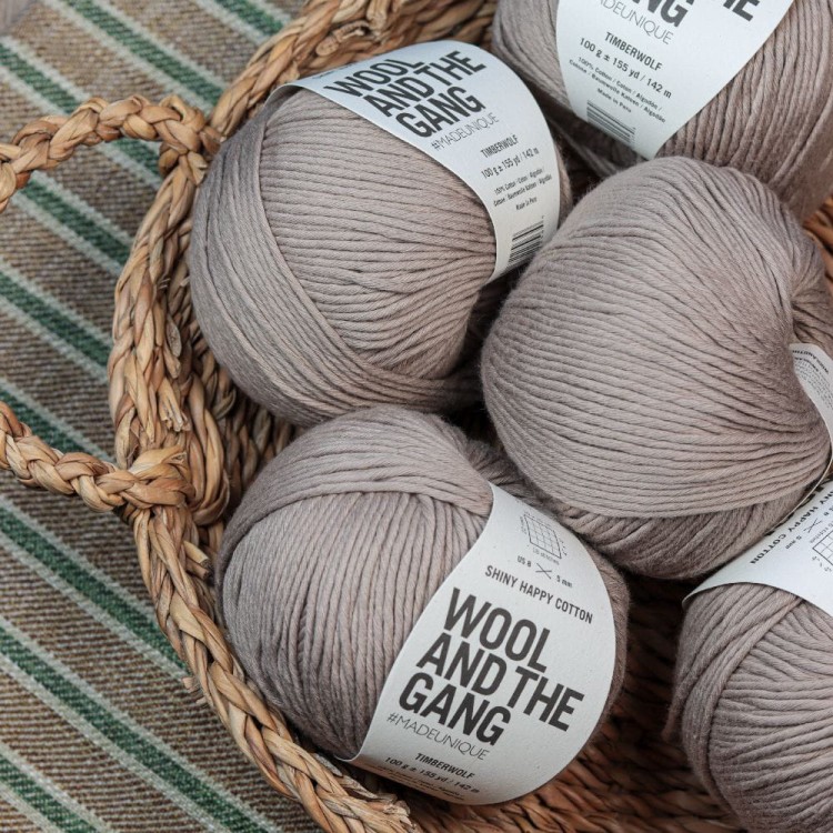 WOOL AND THe GANG Shiny Happy Cotton - Timber Wolf.jpg