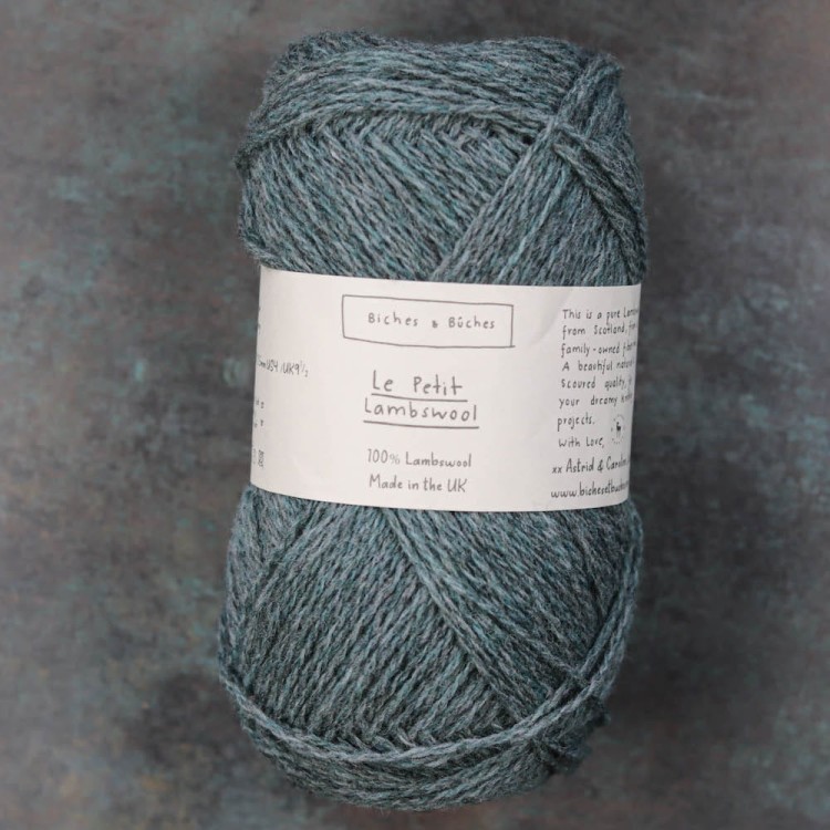 wełna-la-petit-lambswool-niebiesko-zielona
