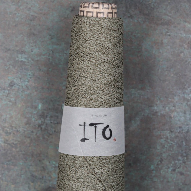 ekologiczna-wloczka-papierowa-ito-washi-szara-zielen